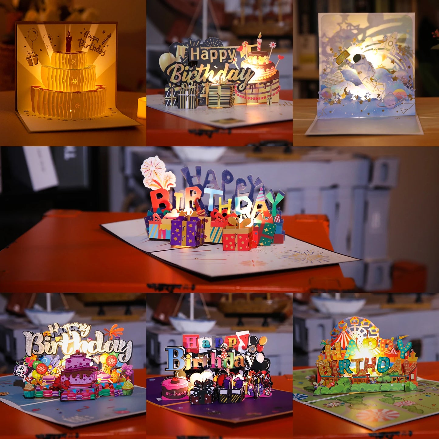 Musical Pop Up Happy Birthday Card