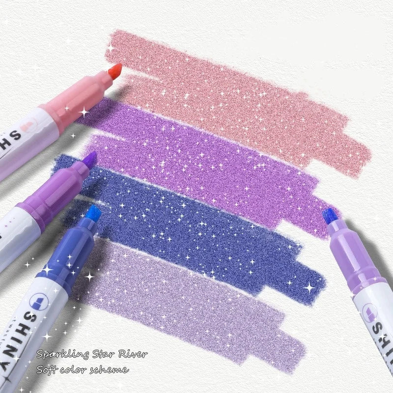 Glitter/Shiny Pens - Pink